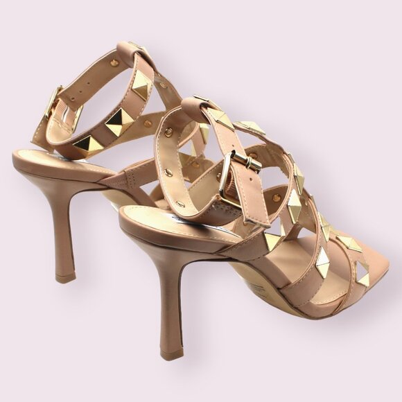 Steve Madden Womens Capri Leather Strappy Heels - Picture 2 of 8